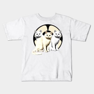 white and gray kittens Kids T-Shirt